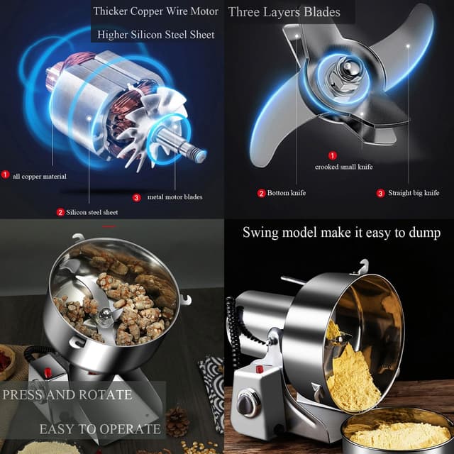 Stainless Steel Milling Chamber Hopper & Safety Lid Assembly